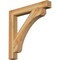Ekena Millwork Legacy Block Rough Sawn Bracket, Western Red Cedar, 4"W x 32"D x 32"H BKT04X32X32LEC05RWR - alternate 1